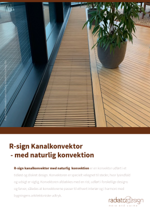 Radiatordesign R Sign Kanalkonvektor Med Naturlig Konvektion2024 2