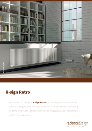 Radiatordesign R Sign Retroradiator2024