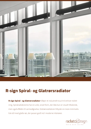 Radiatordesign R Sign Spiral Og Glatroer2024